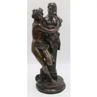 Henri Allouard, Bacchante et Silene Salon 1901 Par Allouard (Hors Concours)