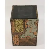 Paul Evans, (ATTR.) Patchwork Pedestal With, Slate Insert