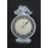 Lalique, France signed "Antoinette" Clock