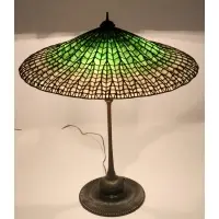 Tiffany Studios, Table Lamp With "Lotus" Shade