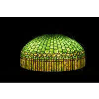 Tiffany Studios, Signed Large Geometric Pattern