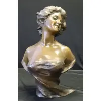 Untitled by Georges Van der Straeten, Bronze Maiden, sold Nov 2019