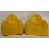 Pair Of Molded by Wendell Castle, Fiberglass "Molar" Chairs, sold Oct 2019