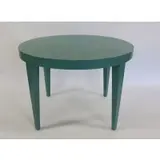 Karl Springer, Linen Wrapped Table And 2 Leaves