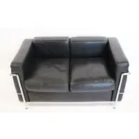 Design LC 3 Settee by Le Corbusier, sold Sep 2019