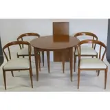 Gio Ponti, Midcentury Table And 4 Chairs By