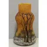 Nancy. Signed Cameo Glass Snowy landscape by Daum, sold Dec 2018