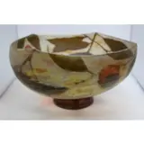 Nancy. Signed Cameo Glass Pedestal Bowl by Daum, sold Dec 2018