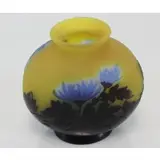 Galle, Signed Cameo Glass Vase
