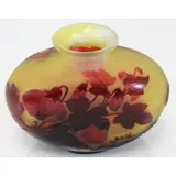 Galle, Signed Cameo Glass Vase