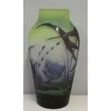 Signed Cameo Glass Vase by Galle, sold Dec 2018