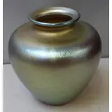 Large and Signed Favrile Vase by Alexander Joseph von Steuben, sold Feb 2018