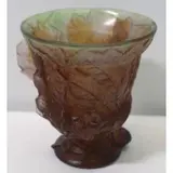 Daum, FRANCE. Pate de Verre Vase