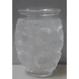 Signed Glass Vase With Doves by Lalique, 1885, sold Sep 2017