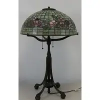 Tiffany Studios, Leaded Glass "Dogwood" Bronze