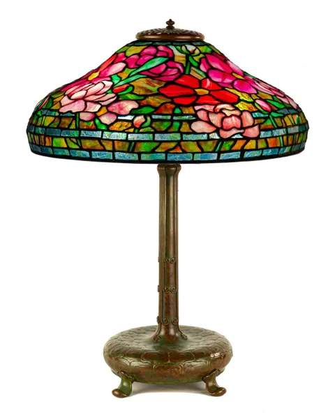 Tiffany Studios, Peony Table Lamp