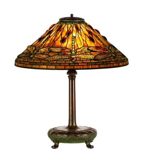 Tiffany Studios, Dragonfly Table Lamp