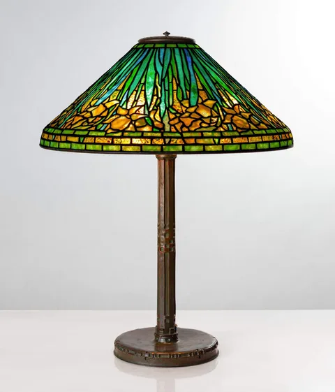 Tiffany Studios, Daffodil Lamp, 1910