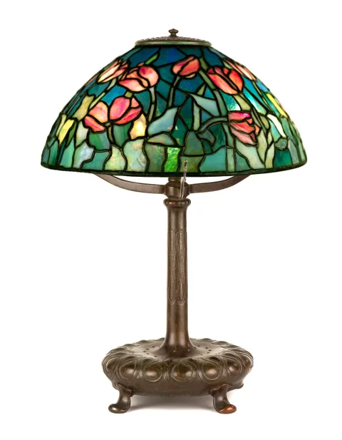 Tulip Lamp by Tiffany Studios, sold May 2020