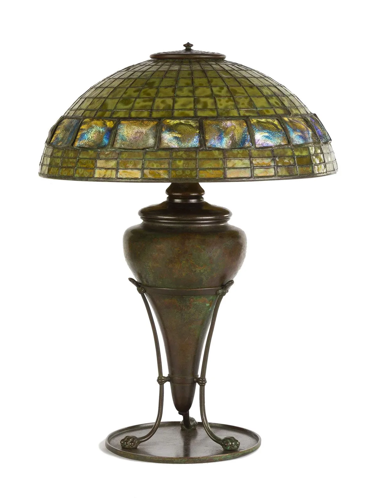 Turtleback Table Lamp by Tiffany Studios, sold Mar 2019