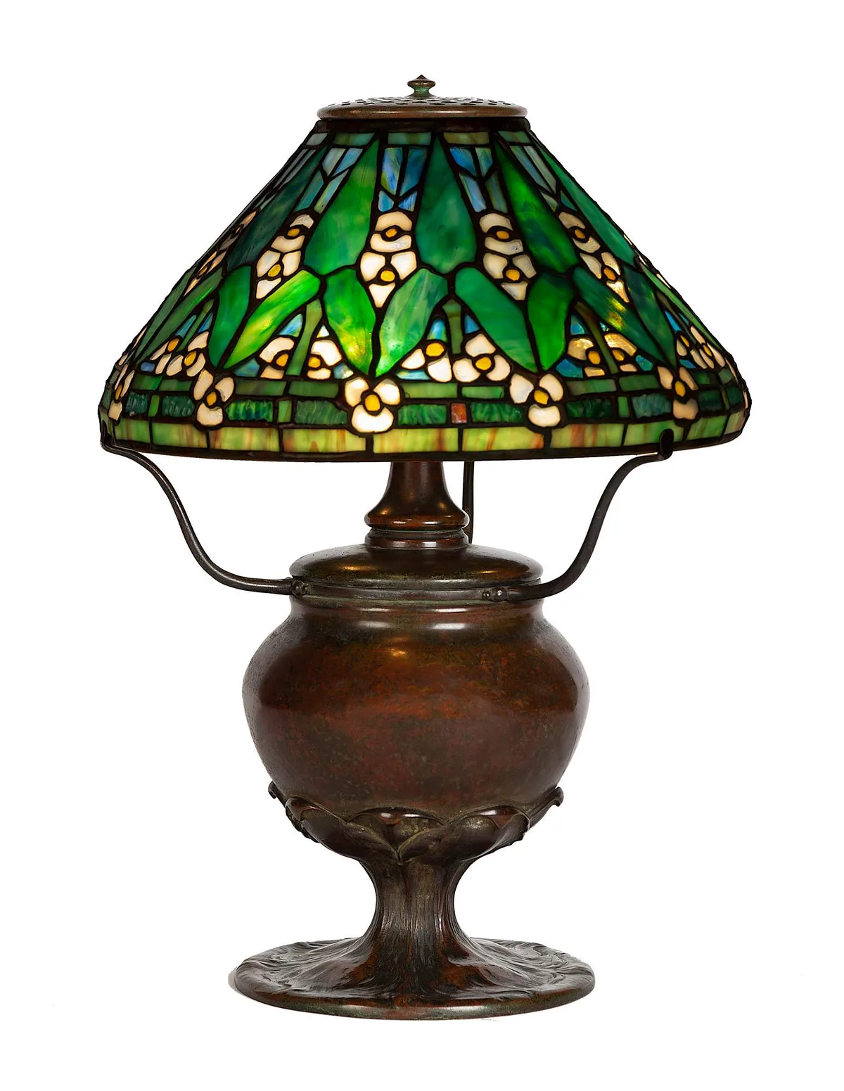 Arrowroot Table Lamp by Tiffany Studios, sold Sep 2019