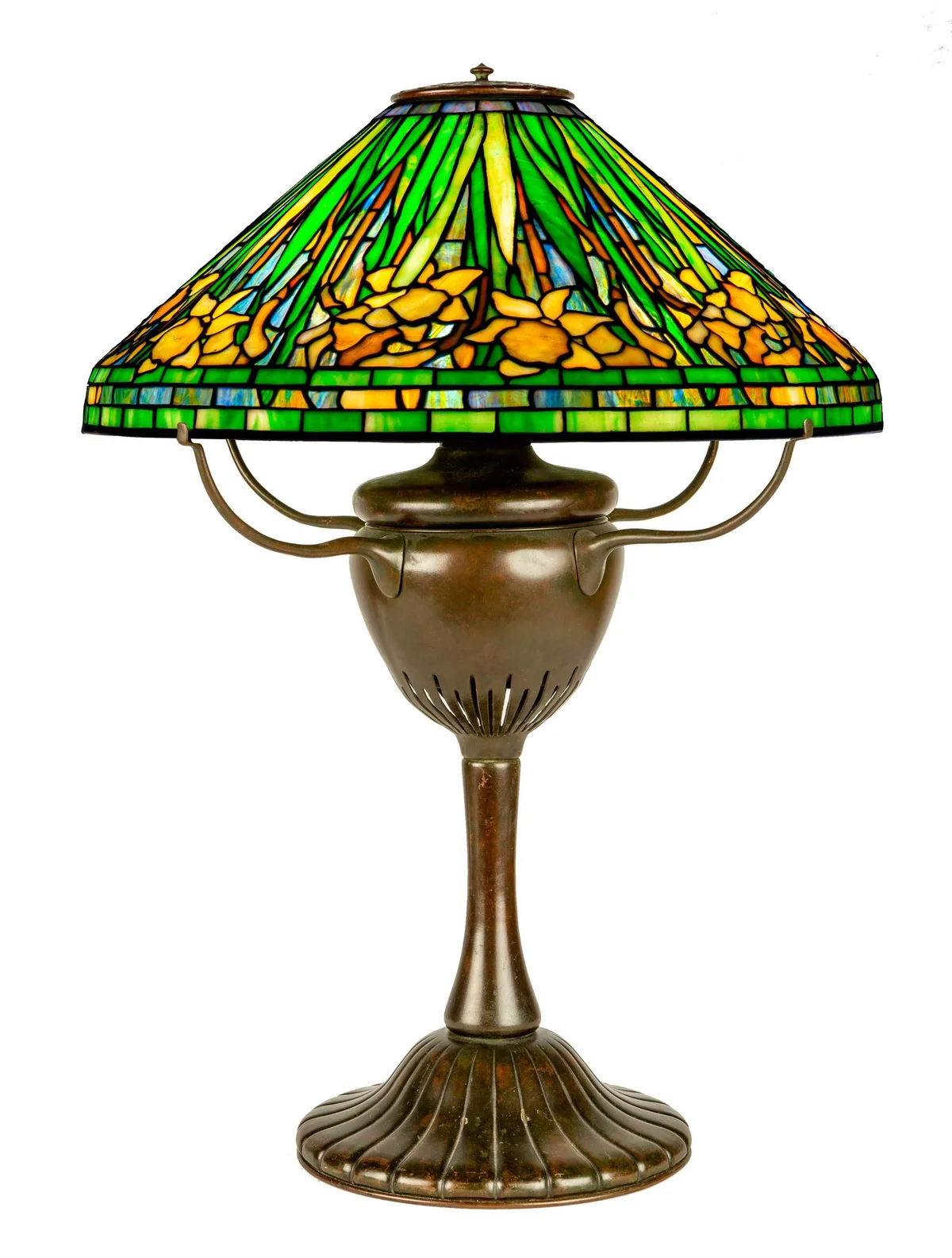 Daffodil Table Lamp by Tiffany Studios, sold Mar 2022