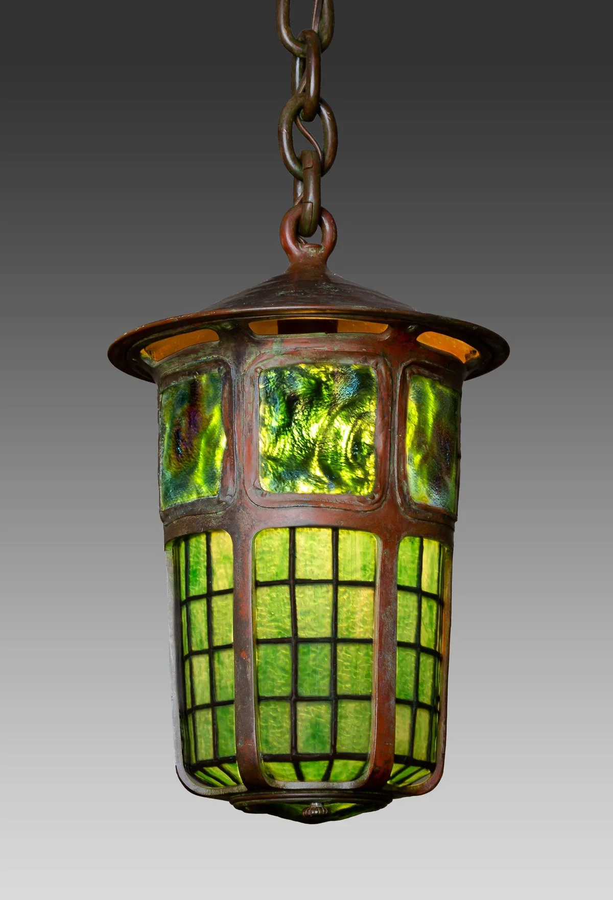 Tiffany Studios, Turtleback Tile Lantern