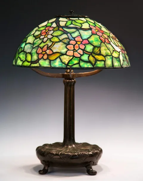 Apple Blossom Lamp by Tiffany Studios, sold Sep 2016