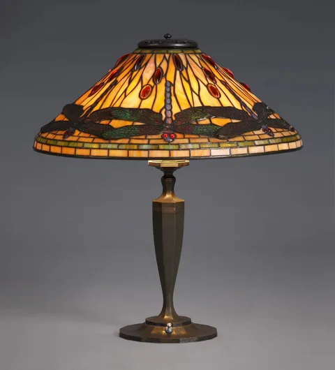 Purple Dragonfly Lamp by Tiffany Studios, sold Sep 2010