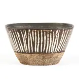 Lucie Rie, & Hans Coper (English, 1920-1981) Fine and Rare Decorated Stoneware Bowl