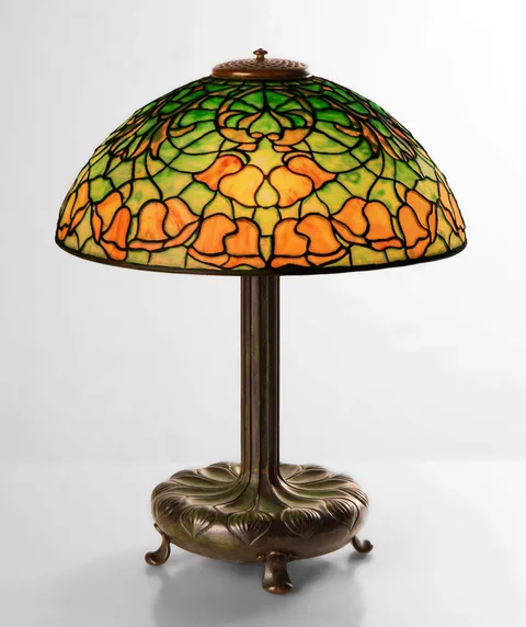 Tiffany Studios, Bellflower Table Lamp