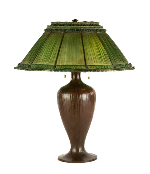 Favrile Fabrique Table Lamp by Tiffany Studios, sold Sep 2019