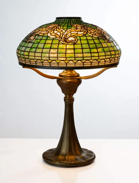 Tiffany Studios, Tyler Lamp, 1905, Leaded glass