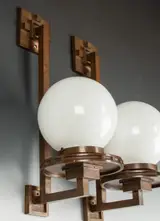 Frank Lloyd Wright, Pair of Rare Wall Sconces