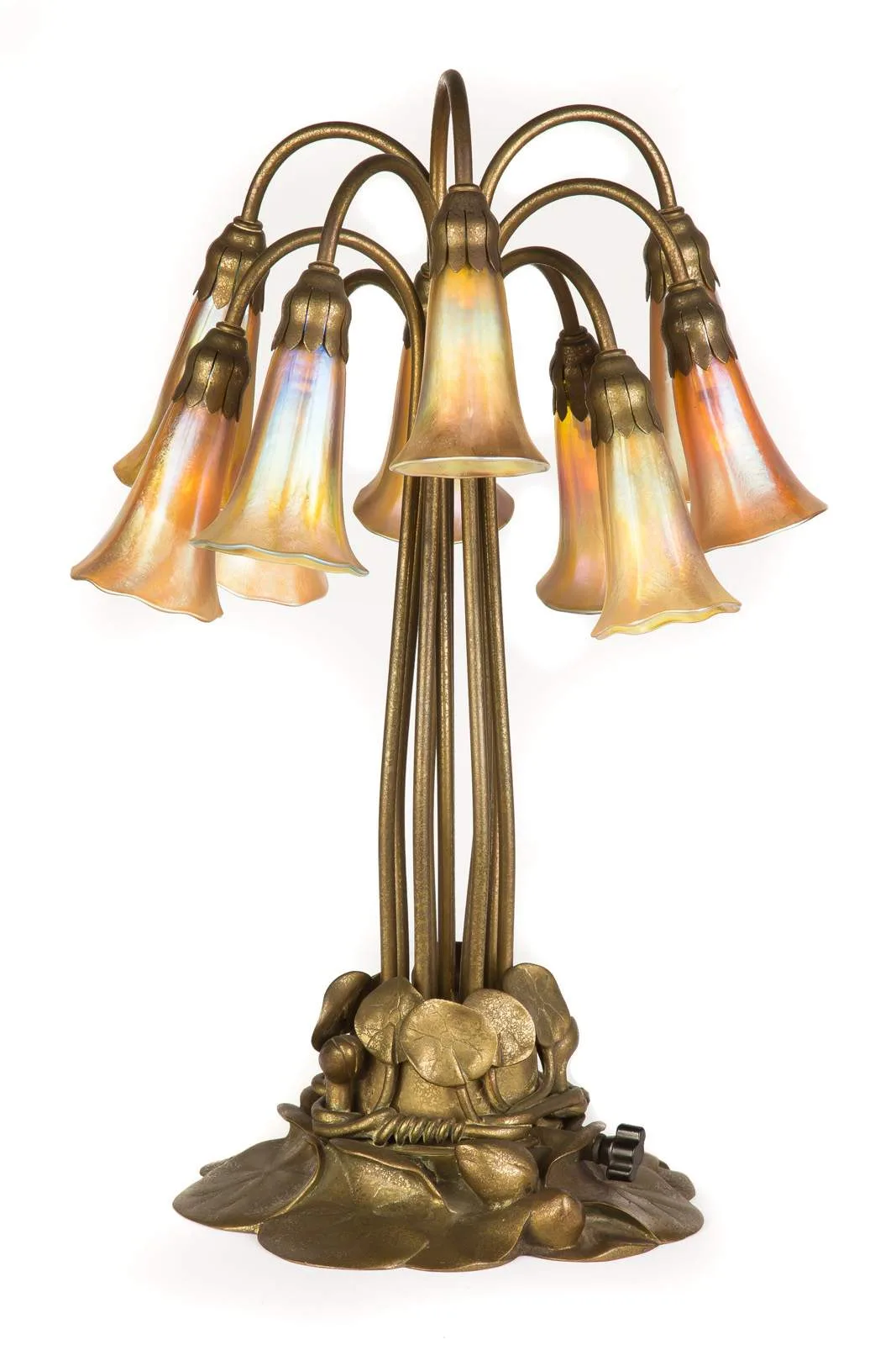 'Ten-Light Lily' Table Lamp by Tiffany Studios, sold Sep 2018
