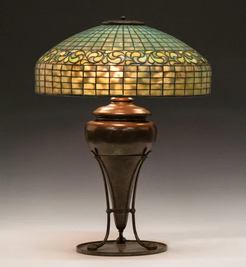 Lemon Leaf Lamp by Tiffany Studios, sold Sep 2015