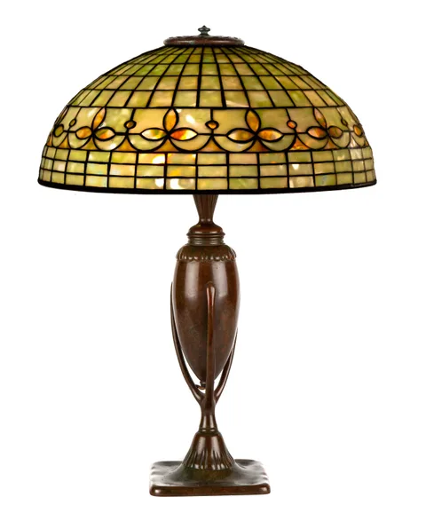 Leaded Glass Table Lamp by Tiffany Studios, sold May 2020