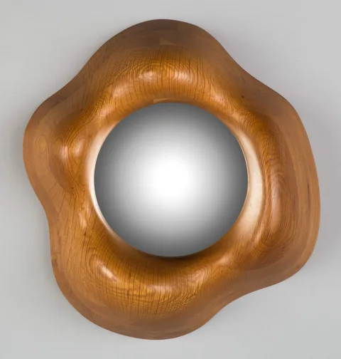 Biomorphic Form Mirror by Wendell Castle, sold Sep 2016