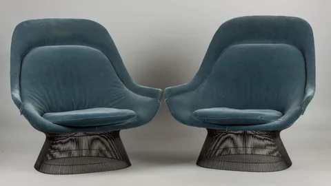 for Knoll Pair of Lounge Chairs by Warren Platner, sold Sep 2015