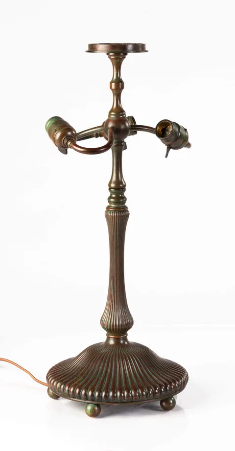 Tiffany Studios, Bronze Lamp Base