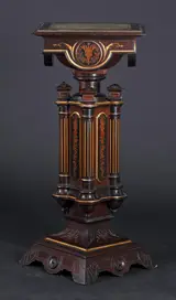 Herter Brothers, Rosewood Pedestal