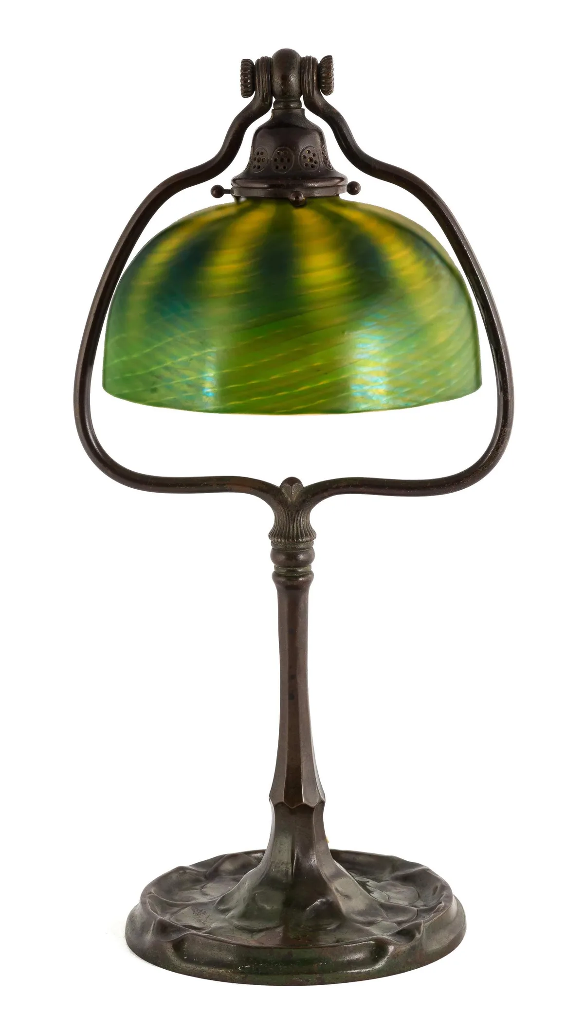 Decorated Table Lamp by Tiffany Studios, sold Sep 2018