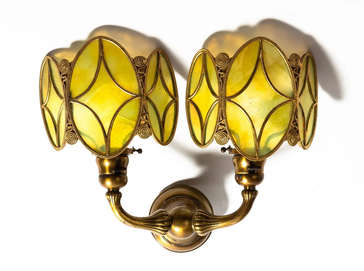 Twisted Wire Sconce by Tiffany Studios, sold Sep 2022