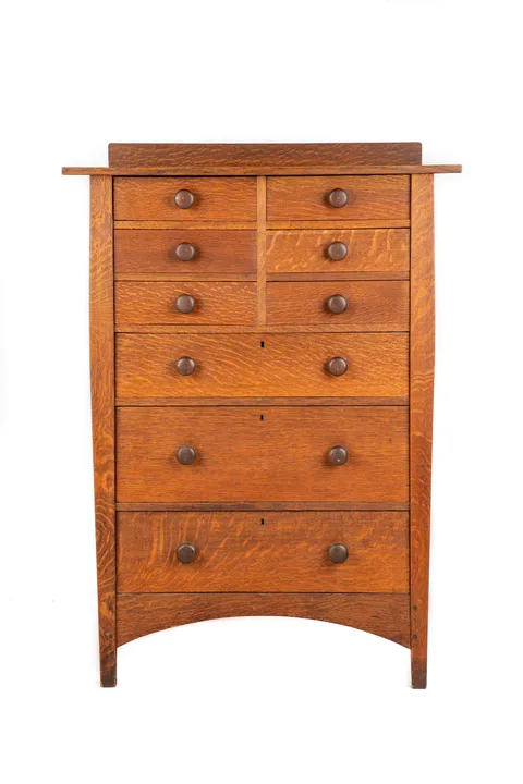 Gustav Stickley, Tall Chest of Drawers