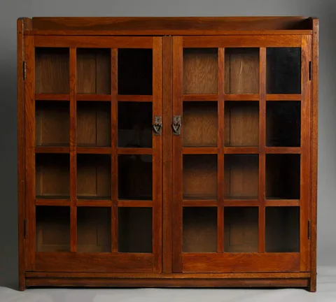 Gustav Stickley, Double Door Oak Bookcase