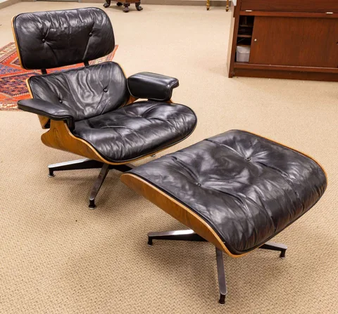 Charles and Ray Eames, Lounge Chair with Ottoman