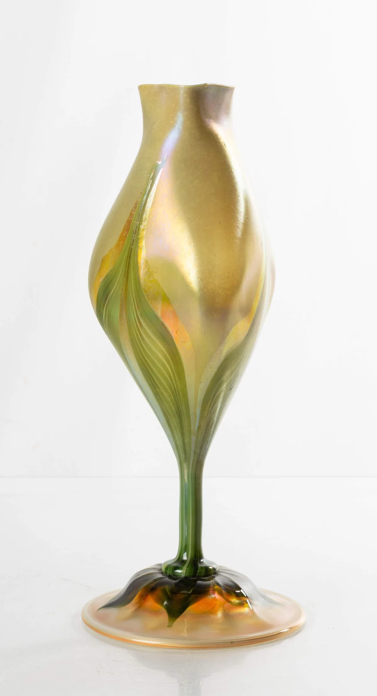 Calyx Form Vase by Tiffany Studios, sold Nov 2024