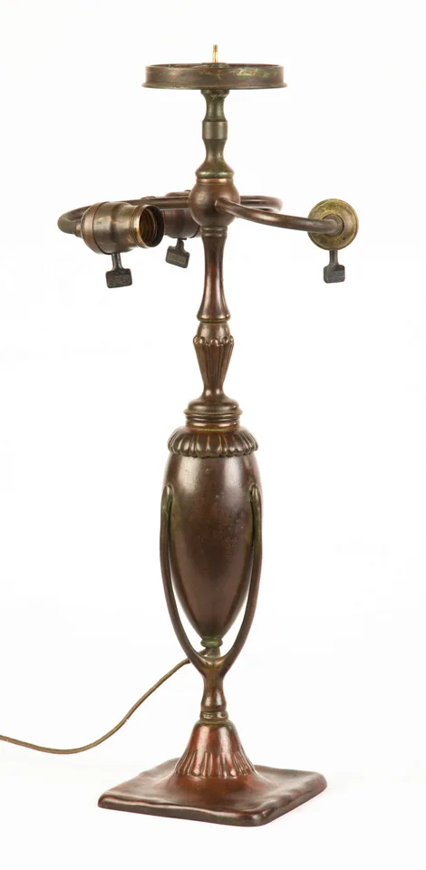 Bronze Lamp Base by Tiffany Studios, sold Nov 2018