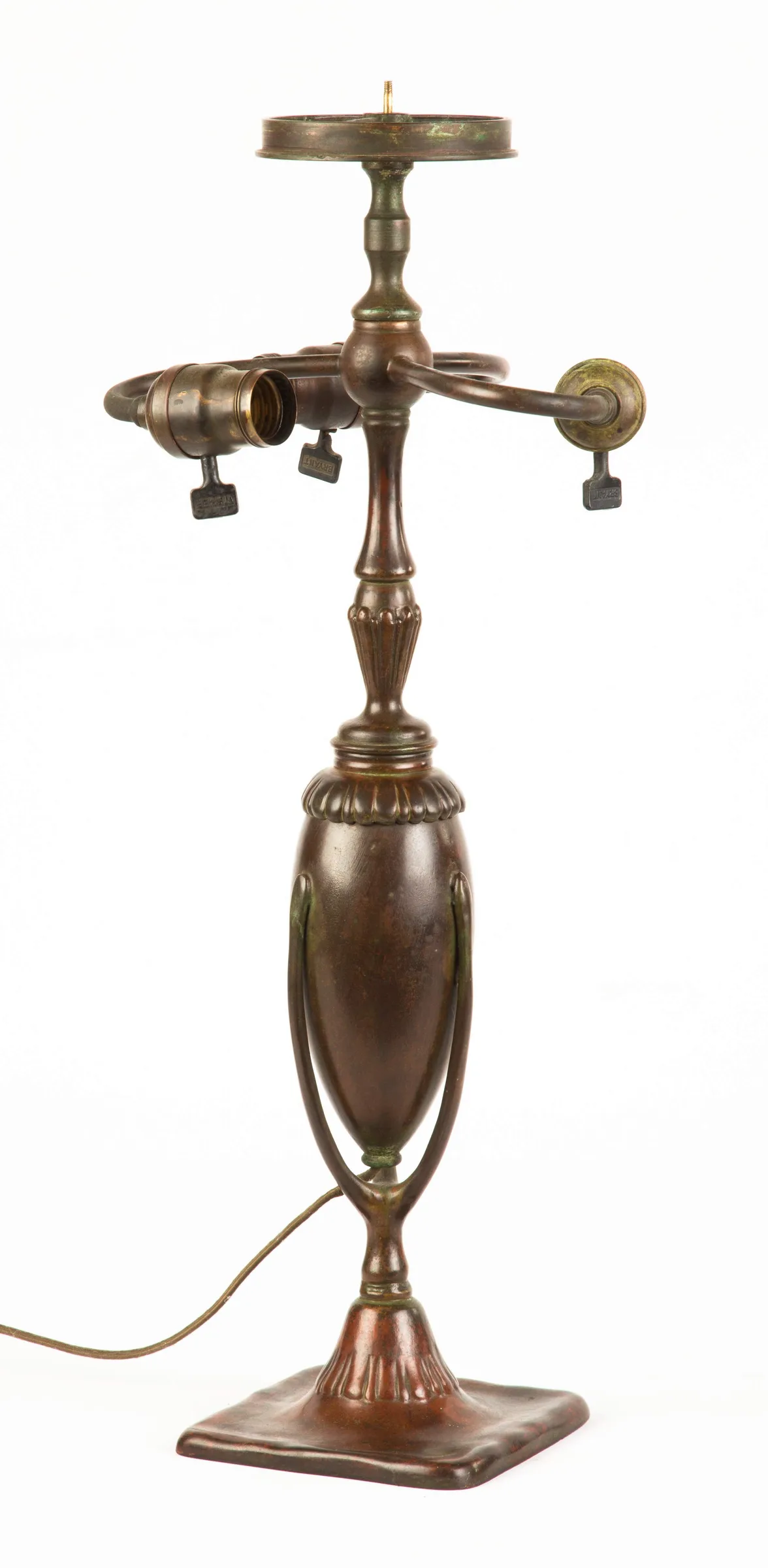 Bronze Lamp Base by Tiffany Studios, sold Nov 2018