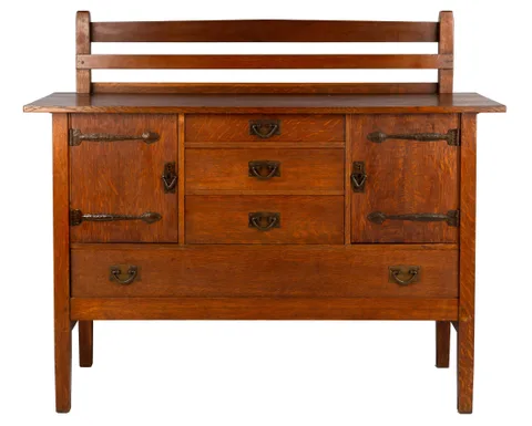 Oak Sideboard by Gustav Stickley, sold May 2020